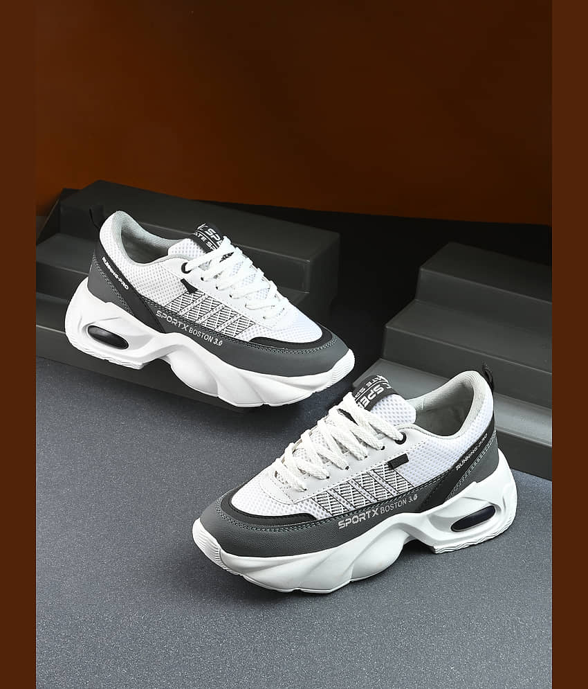 JK Port Sports shoes for men Gray Men's Sports Running Shoes