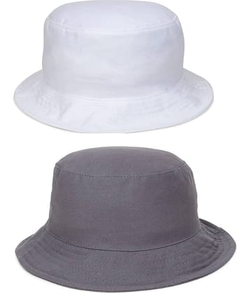 Zacharias - Multi Color Cotton Men's Hat ( Pack of 2 )