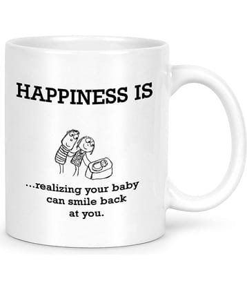 Idream Quote Printed Ceramic Coffee Mug 1 Pcs 330 mL