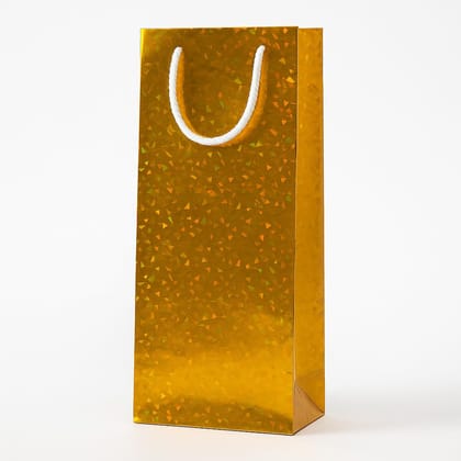 Divatos Holographic Gold Paper Gift Carry Bags with Handle and Message Label | For Birthday Parties Festivals Housewarming Corporate Gifting & Anniversary (Pack of 10 Pcs) (Golden, 14X5X3.5 Inch) Divatos Holographic Gold Paper Gift Carry Bags with Handle and Message Label | For Birthday Parties Festivals Housewarming Corporate Gifting & Anniversary (Pack of 10 Pcs) (Golden, 14X5X3.5 Inch)