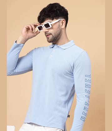 Rigo Pack of 1 Cotton Slim Fit Solid Full Sleeves Men's Polo T Shirt ( Yellow )