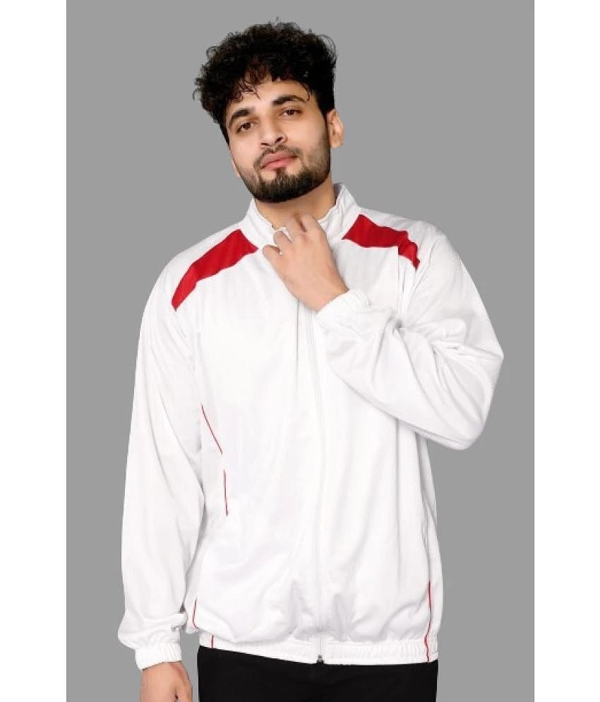 Estro Polyester Mens Casual Jacket - White ( Pack of 1 ) - None