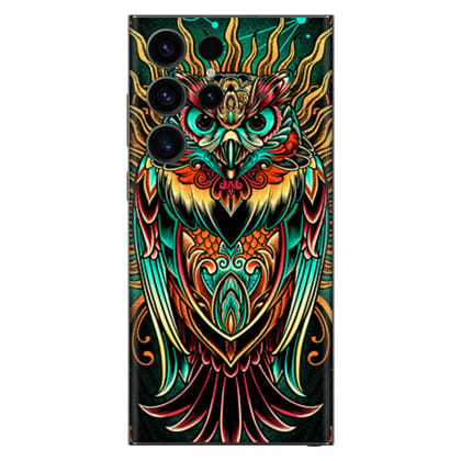 Flame Owl Mobile Skin