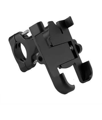 Universal Metal  Bike Mobile Phone Holder with USB Charger for Bike Scooty Bicycle Suitable for All Smartphones