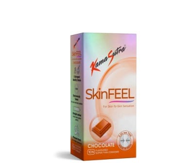 Kamasutra  R Thin Condoms Skinfeel Chocolate 3 Pack