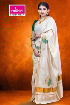 KS-1284 GOLD TISSUE SAREE 6.25 MTR