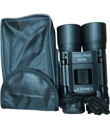 COMET 10 * 25 Binocular with Cover || Travel Stargazing Concerts Sports Optical LLL Vision Binocular Fixed Zoom (Pack of - 1)