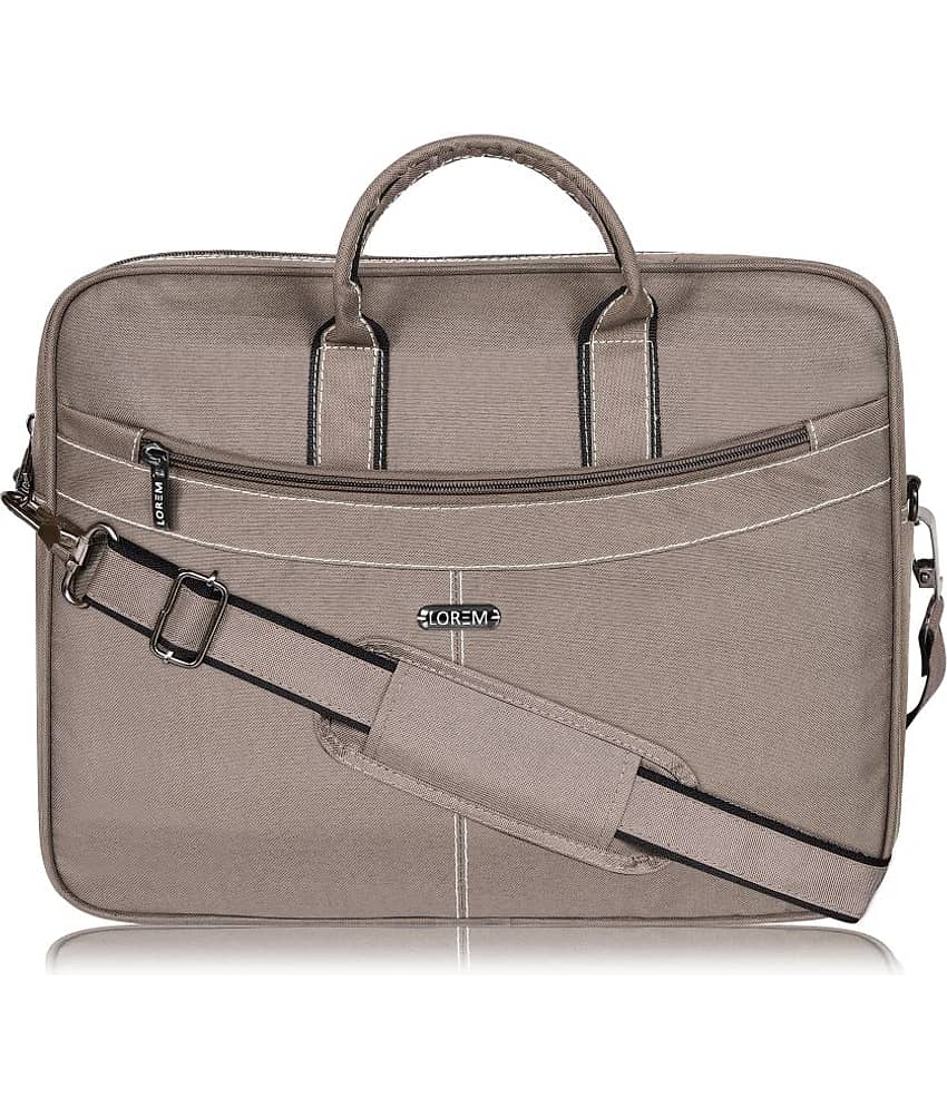 Lorem Grey Faux Leather Folio