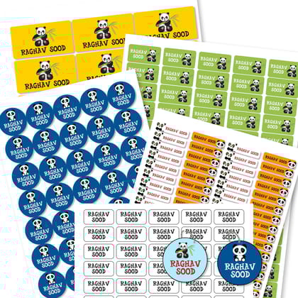 Mixed Pack - Pandas-Small Pack -Bold Colours