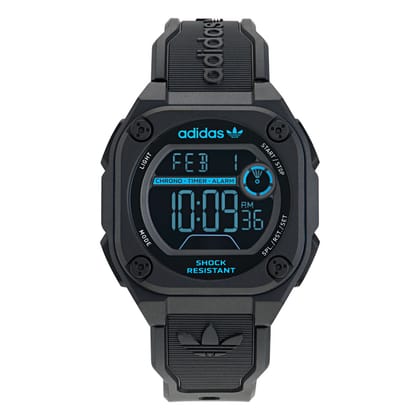 Adidas Originals Digital Neg Display Dial Unisex Digital Watch - AOST23571-Black