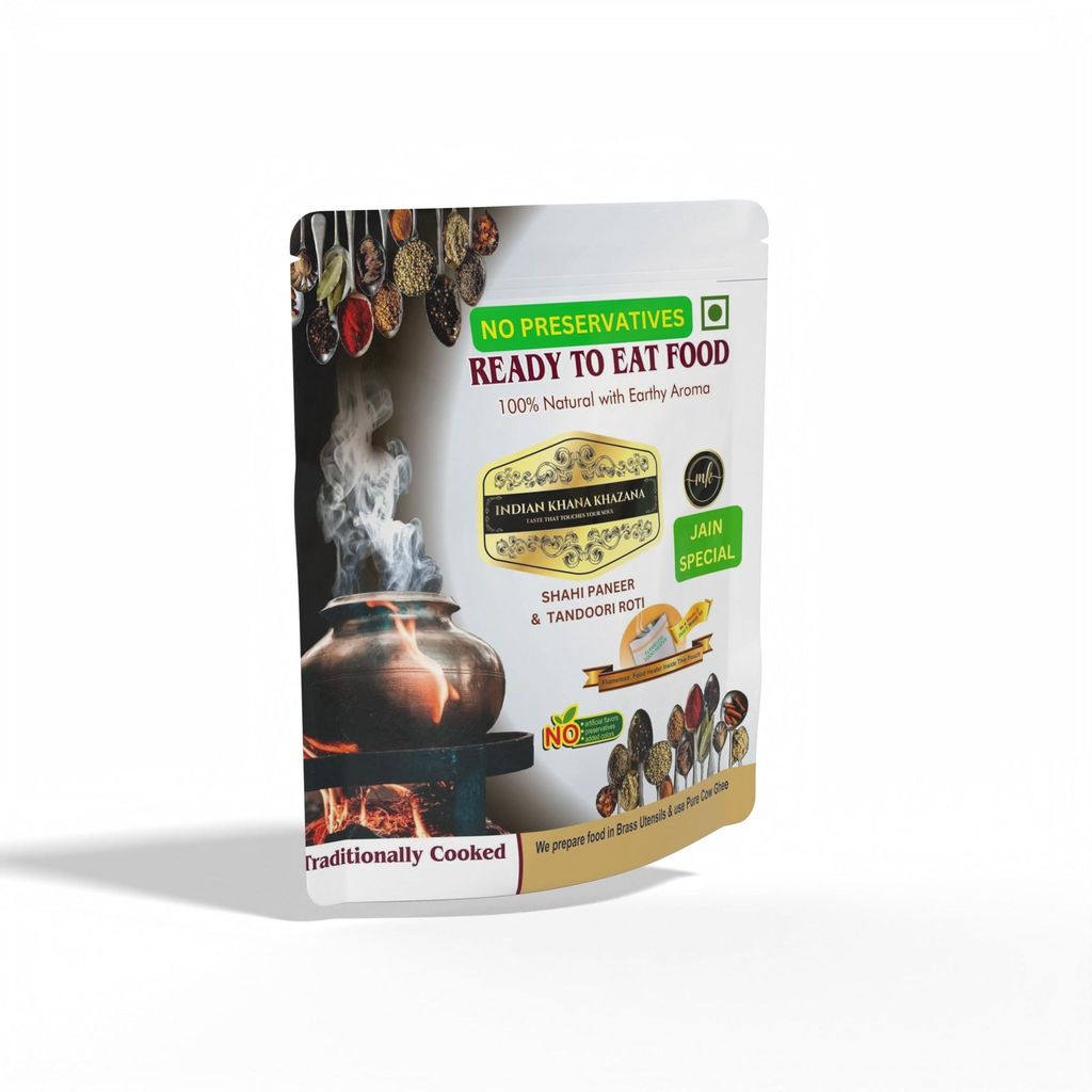 Shahi Paneer and Tandoori Roti Combo Jain Special