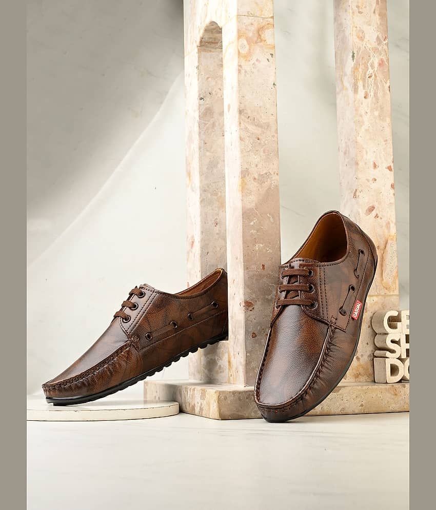 K-FOOTLANCE Brown Men's Lifestyle Shoes