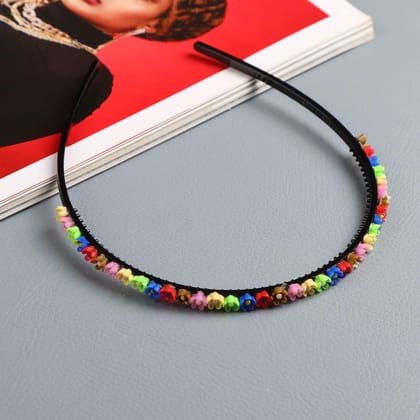 Women Multicoloured Blue Hairband