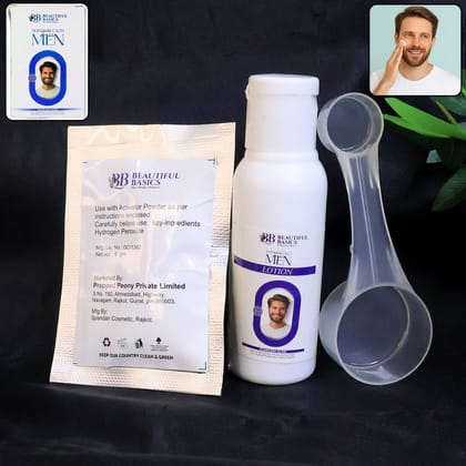 Beautiful Basics Men’s Simple Bleach Cream Kit (1 Set)
