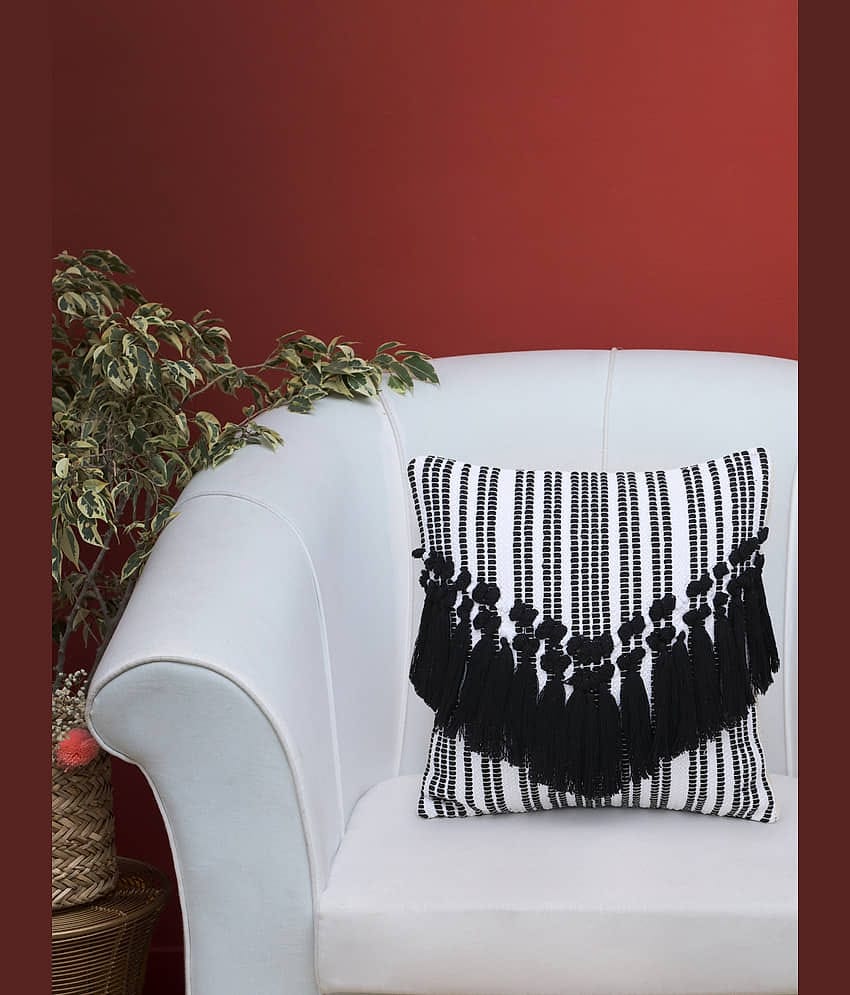 mezposh Single Cotton Cushion Covers 40X40 cm (16X16)