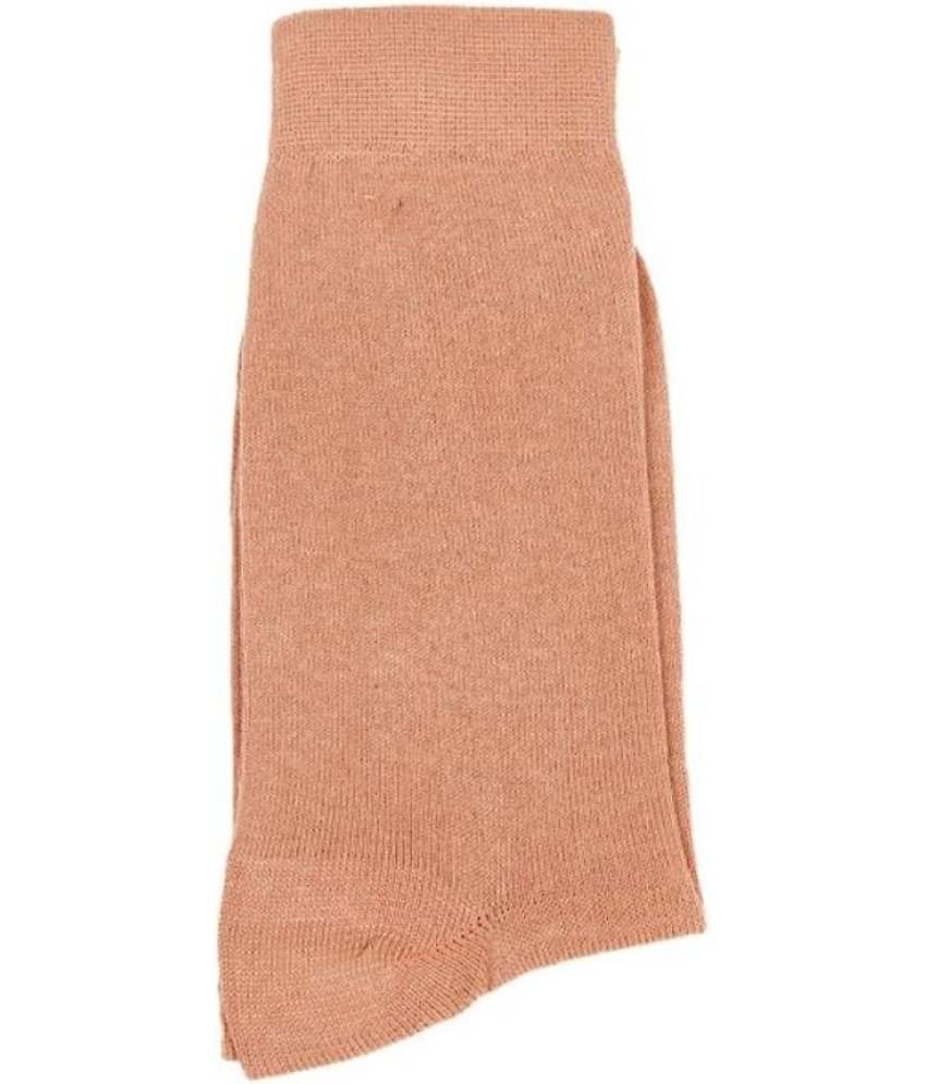 Tahiro Beige Cotton Thumb Full Length Socks - Pack Of 2