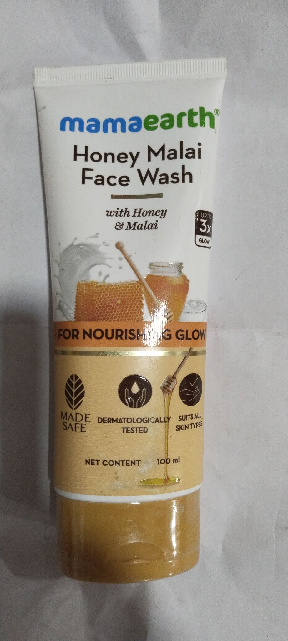 Mamaearth Honey malai Face wash With honey 