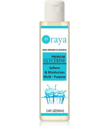 ORAYA Premium Glycerine - For Softens & Moisturises, Multi-Purpose Cleanser 100 ml