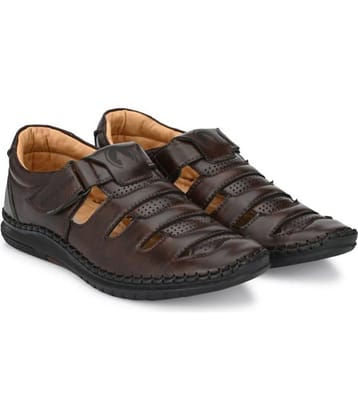 Rising Wolf - Black Men's Sandals
