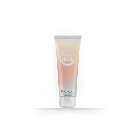 Peach and Musk Vitamin-C Face Wash with Niacinamide & Mixed Fruit Extracts for Glowing Skin | Refreshing | Hydration | Brightening | 100ml |