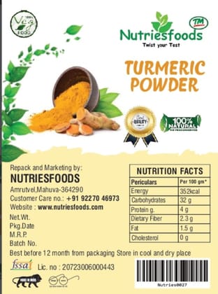 Turmeric Powder 100 G Turmeric Powder 100 G
