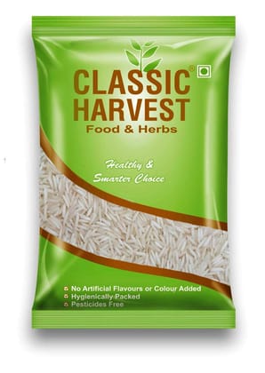 Classic Harvest ROZANA Basmati Rice - Everyday Rice 2kg ( Pack of 2, 1kg Each )