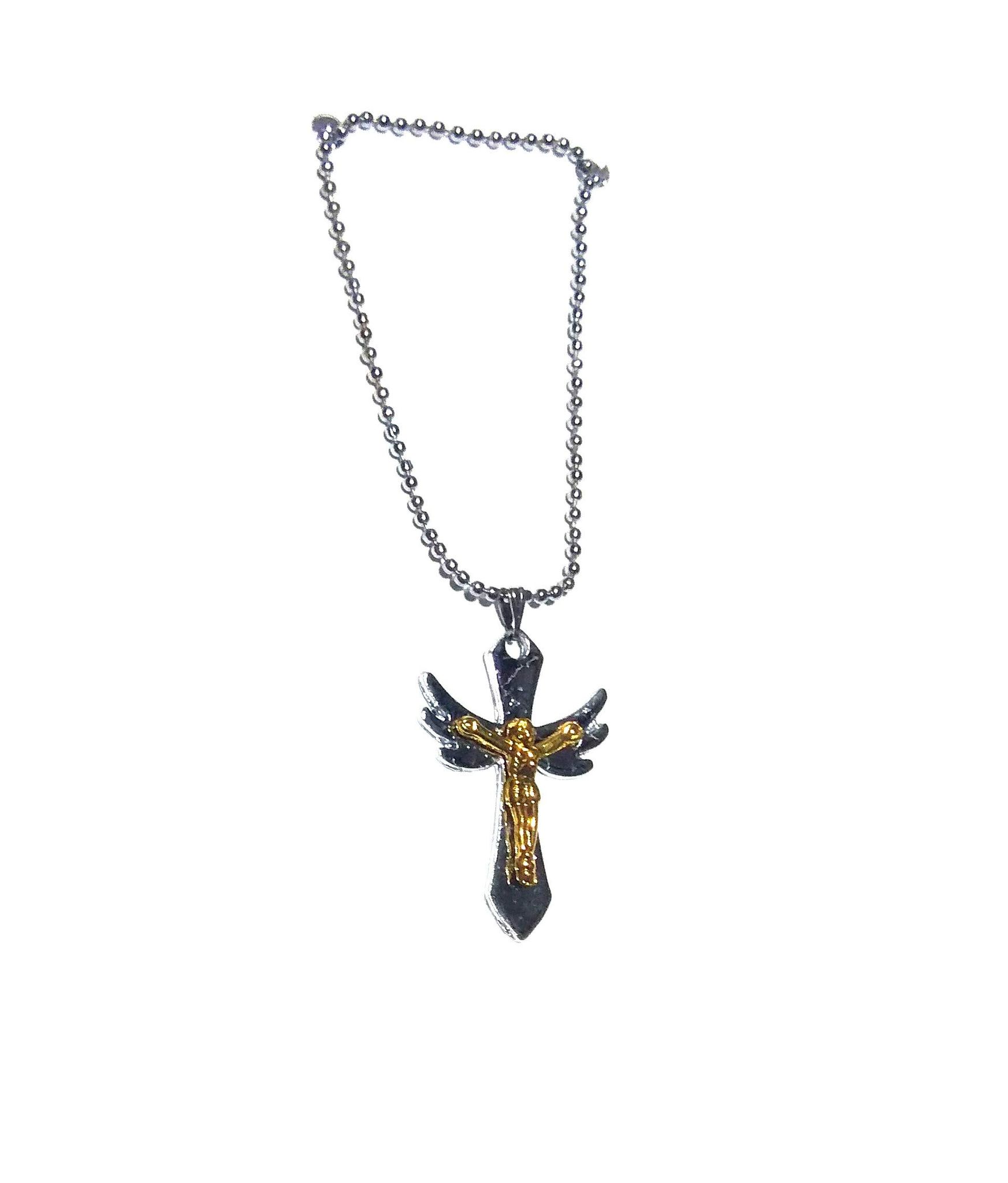 Nawani Cross Locket Pendant for Boys, Locket Necklace for Men and Women