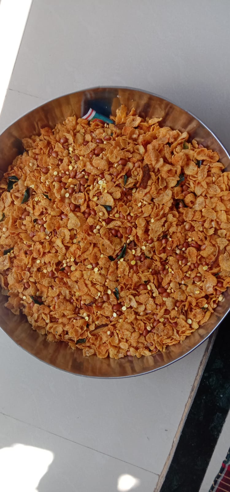 Samarth Makka Chivda Mix (Corn) (1KG) | Spicy & Crunchy Namkeen | Savory Snack