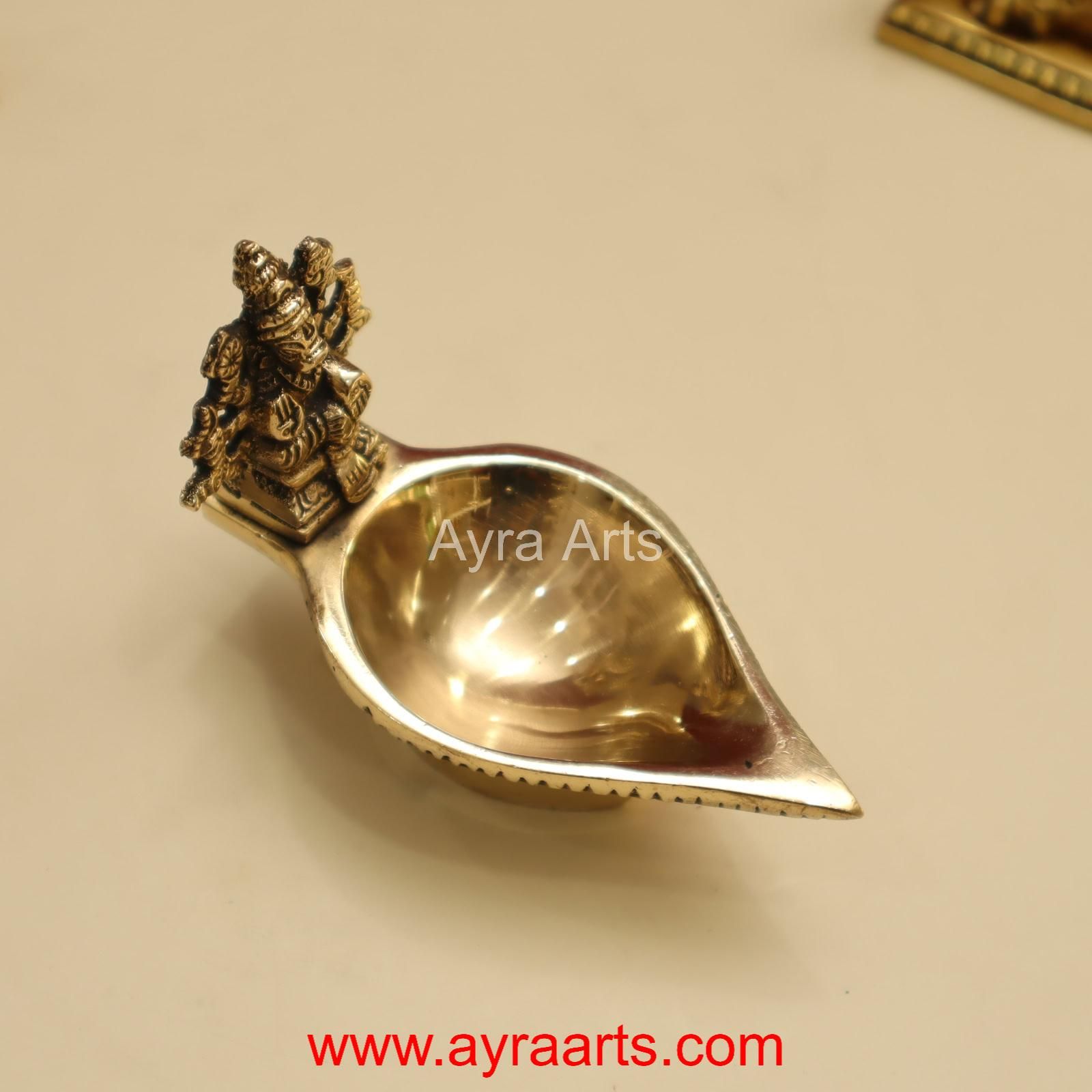 Brass Varahi Deepam for Pooja Varahi Amman Vilakku - 2.5 Inch Height