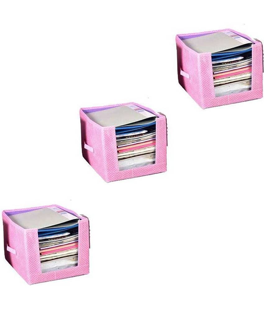 PrettyKrafts Set of 3 Others Pink Blanket Cover