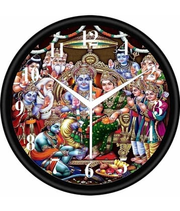 KP CRAFT Circular Analog Wall Clock
