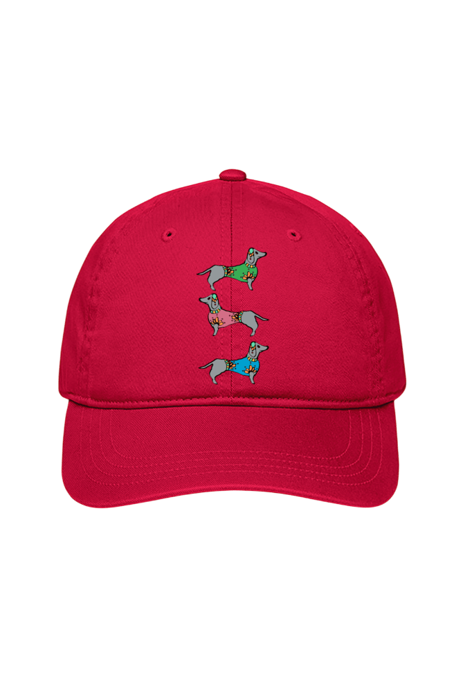 Three Daschunds Cap (7 Colours)