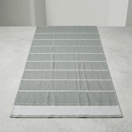 Cotton Striped Grey Full Size Towel