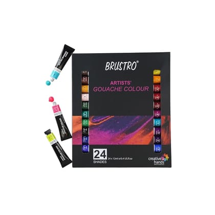 Brustro Gouache Paint Sets For Artists (Multiple Sets)-24 / 10420-24 Shades