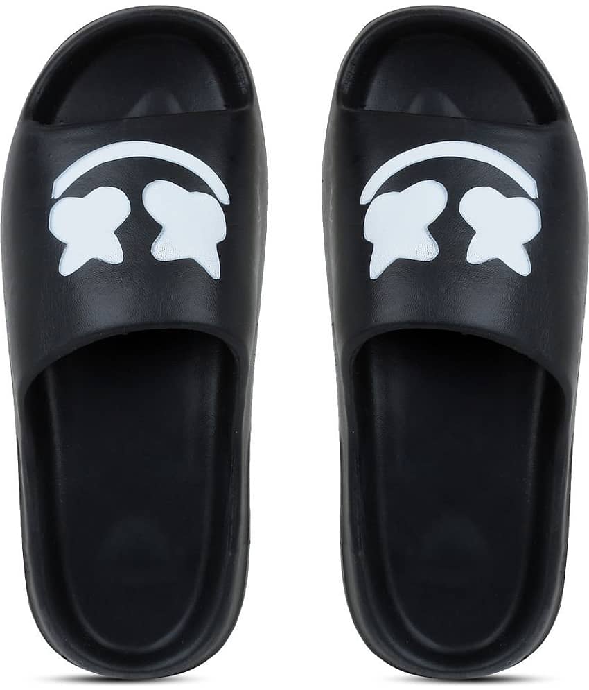 Pampy Angel - Black Men's Slide Flip flop