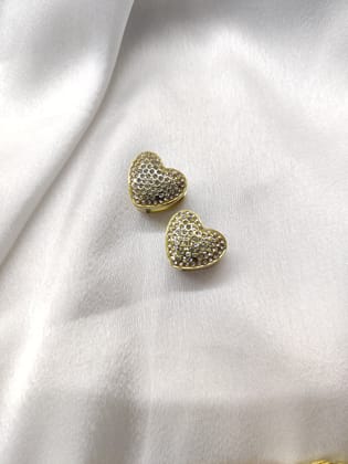 Poppy Heart Earrings