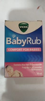 Vicks Babyrub Comfort for babies 