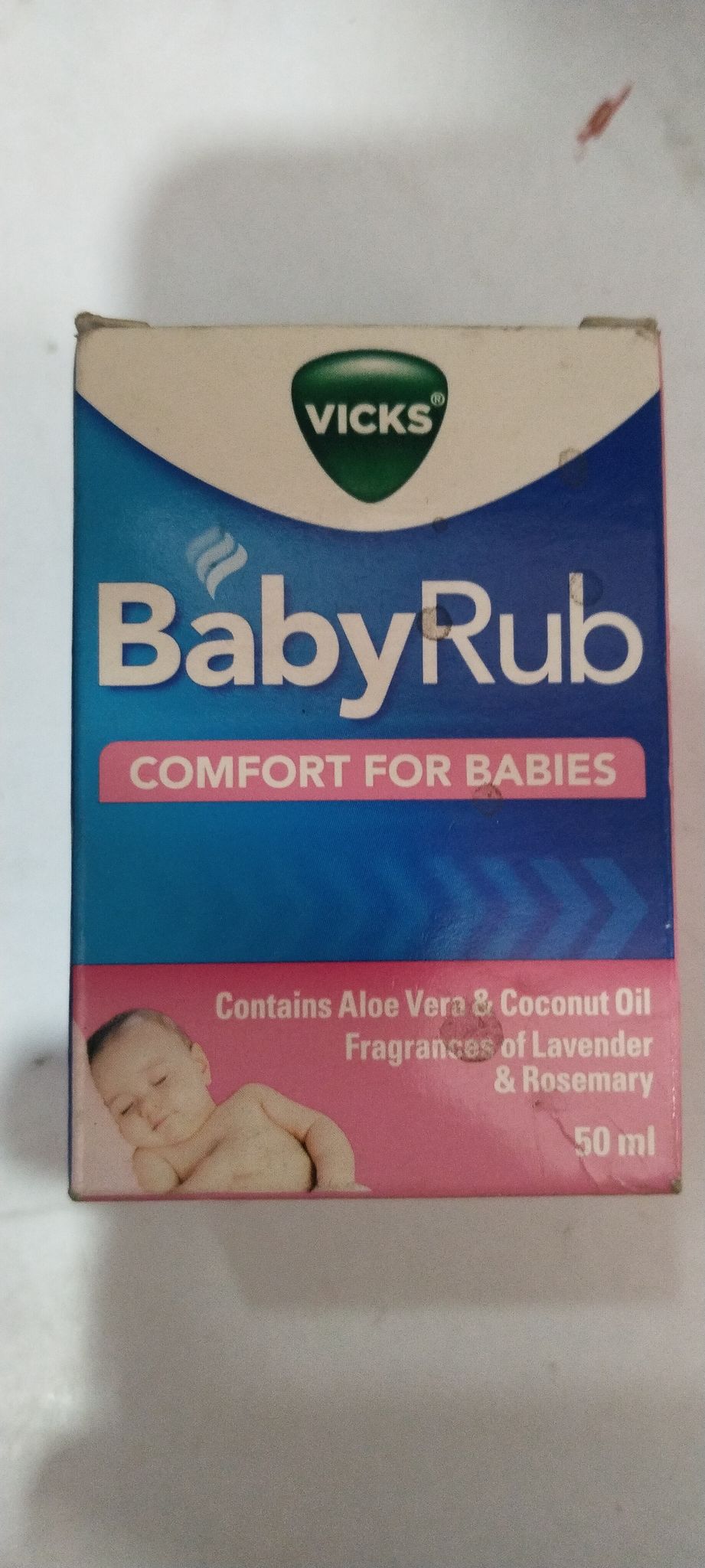Vicks Babyrub Comfort for babies 