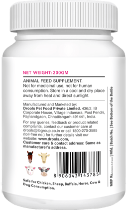 Drools Absolute Skin + Coat Tablet- Dog Supplement, 50 Pieces