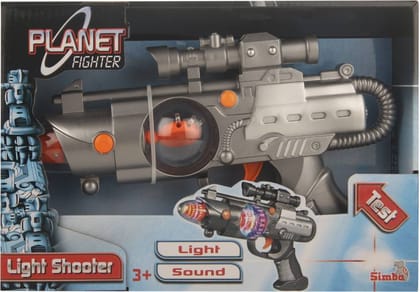 SIMBA PLANET FIGHTER LIGHT SHOOTER Guns & Darts  (Black)