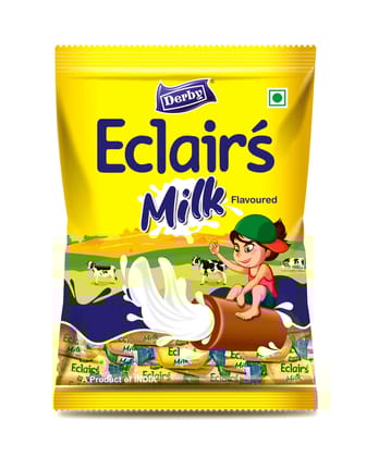 Derby Milk clair Poly 100Pcs - Pack Of 12