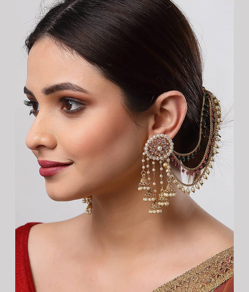 Zeneme Multi Color EarCuff Earrings ( Pack of 1 )