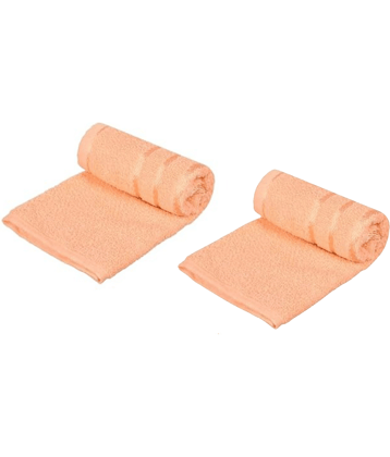 Dyana Core Pack of 2 Cotton 401-450 -GSM Hand Towel ( Assorted )