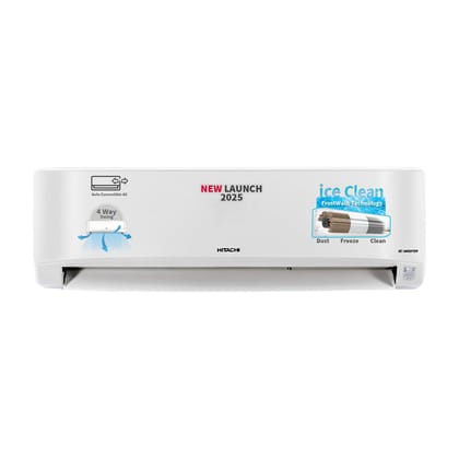 Hitachi 2 Ton 3 Star Xpandable+ Inverter Split AC (100% Copper, 4-Way Swing, ice Clean, Dust Filter, 3400SXL RAS.D322PCBIBS, White) Hitachi 2 Ton 3 Star Xpandable+ Inverter Split AC (100% Copper, 4-Way Swing, ice Clean, Dust Filter, 3400SXL RAS.D322PCBIB