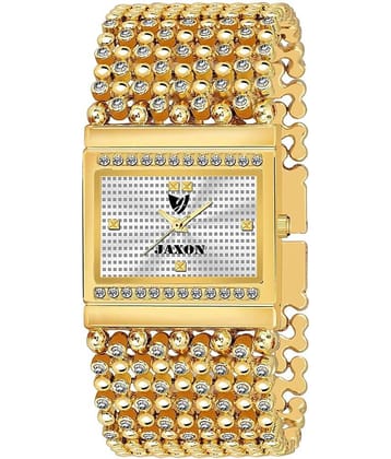 JAXON Stainless Steel Square Womens Watch