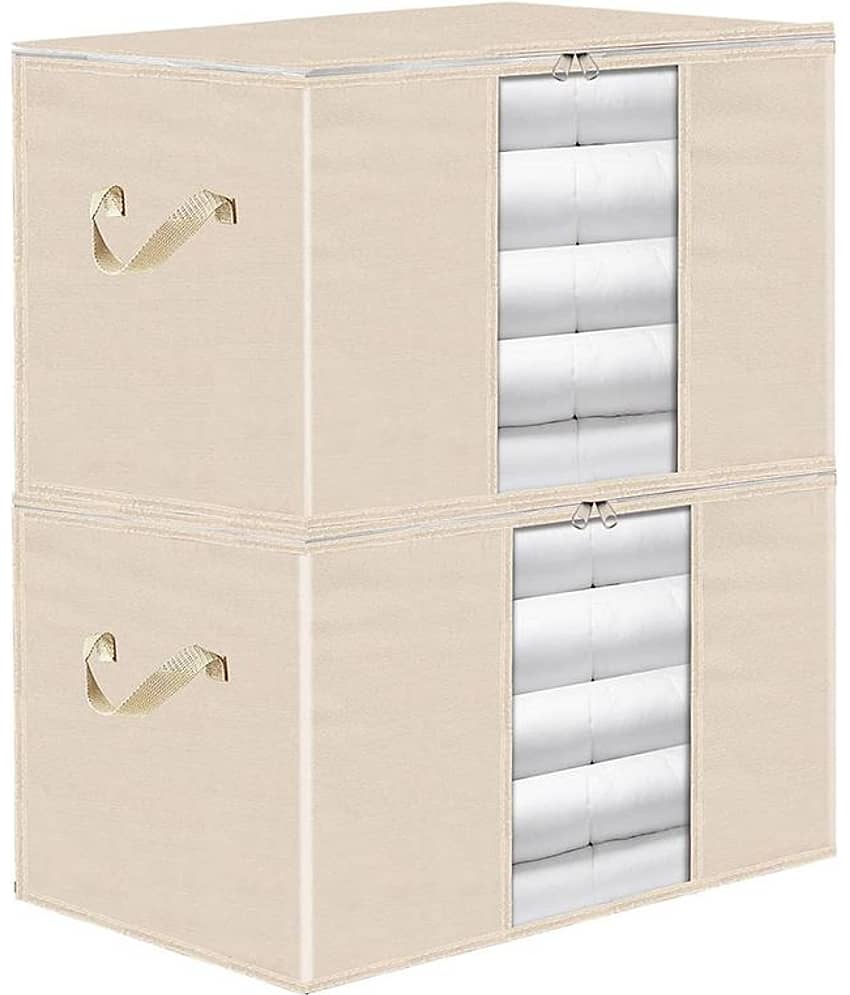 Non-Woven Saree Cover / Cloth Storage & Organizer ( Pack of 2 )