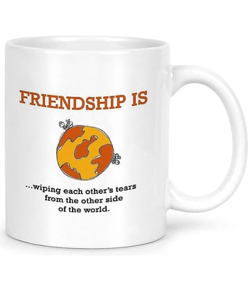 Idream Quote Printed Ceramic Coffee Mug 1 Pcs 330 mL