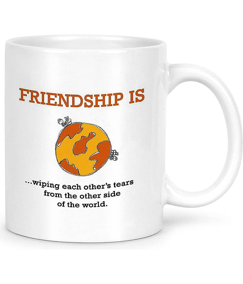 Idream Quote Printed Ceramic Coffee Mug 1 Pcs 330 mL