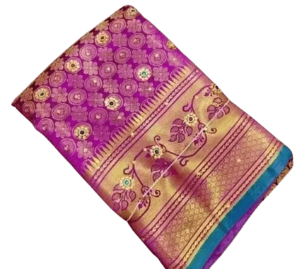 Elegant Red Silk Saree kirthana FASHION