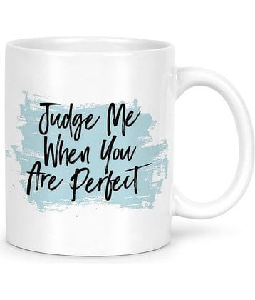 Idream Quote Printed Ceramic Coffee Mug 1 Pcs 330 mL